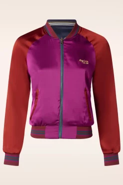 Monka Bomber Jasje In Avondblauw