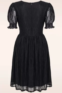 Mortem Mini Jurk In Zwart