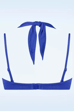 Multiway Bikinitop In Blue Waves