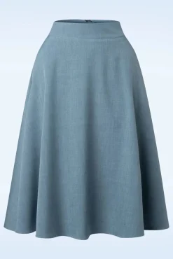 My Summer Staple Swing Rok In Blauw