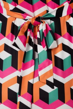 Nina Maxi Jurk In Multi