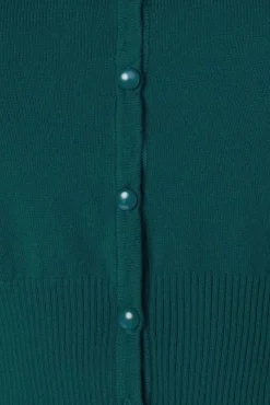 Nyla Cropped Vest In Pauw Blauw