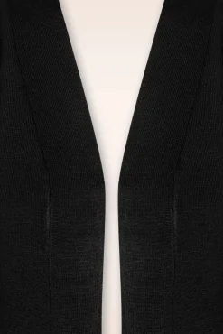 Oda Vest Met Open Voorkant In Zwart