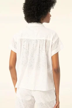 Olly Oversized Blouse In Wit