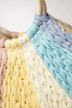 Orleans Geweven Rotan Tas In Pastel