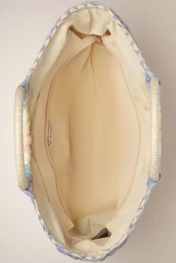 Orleans Geweven Rotan Tas In Pastel