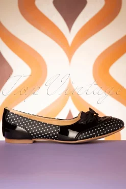 Oxford Isabella Ballerina's In Zwart