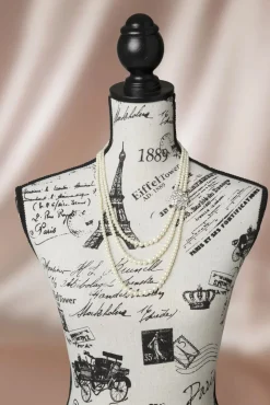 Parijs Parels Kristal Ketting