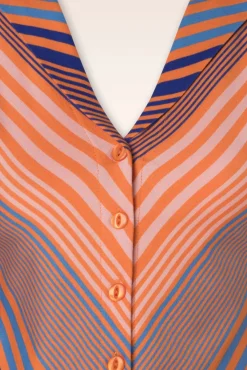 Peggy Top In Mandarijn