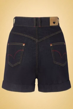 Pepper Short In Donkerdenim