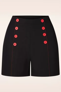 Pin-Up Short In Zwart