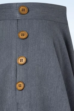 Polly May Swingrok In Blauw