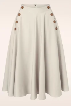 Polly May Swingrok In Gebroken Wit