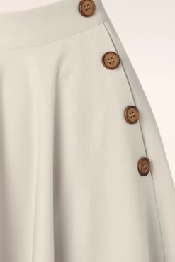 Polly May Swingrok In Gebroken Wit