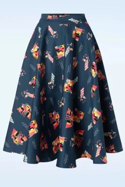 Portofino Living Swing Rok In Blauw