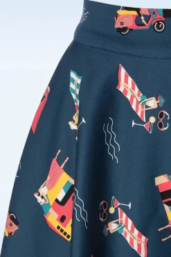 Portofino Living Swing Rok In Blauw