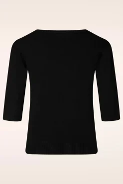 Queen Of Hearts Trui In Zwart