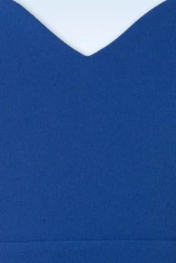 Rachel Pencil Jurk In Koningsblauw