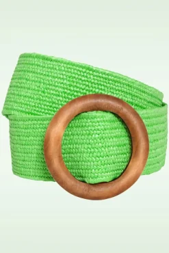 Raffia Riem In Limoengroen
