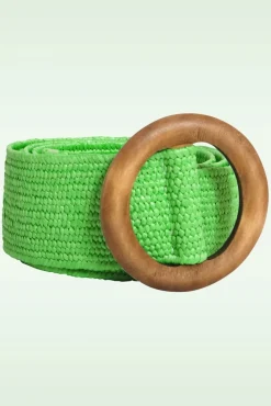 Raffia Riem In Limoengroen