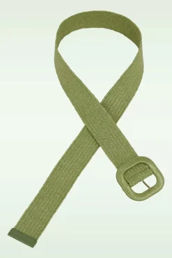 Raffia Riem In Matcha Groen