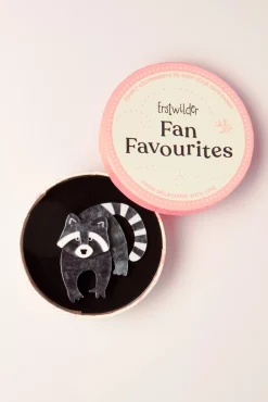 Randy Raccoon Broche