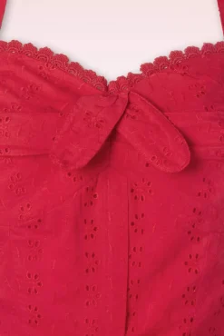 Raven Playsuit In Rood