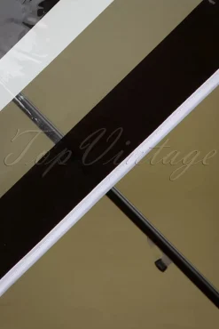 Rayures Transparent Dome Paraplu In Zwart En Wit