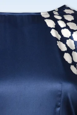 Rene Jurk In Blauw En Creme