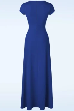 Rinda Maxi-Jurk In Koningsblauw