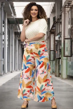 Rio Tropical Flare Pantalon In Multi