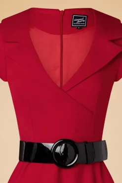 Rita Marlow Jurk In Lippenstiftrood