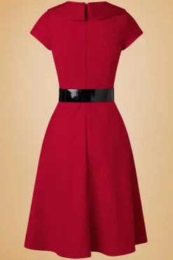 Rita Marlow Jurk In Lippenstiftrood