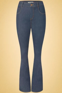 Rosa Jeans In Denimblauw