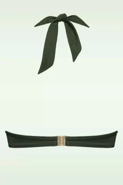 Royal Navy Balconette Bikini Top In Zeewier Groen