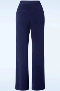 Sally Broadway Pantalon In Inktblauw