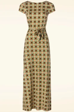 Sally Casey Maxi Jurk In Multi