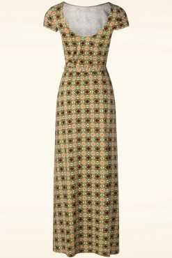 Sally Casey Maxi Jurk In Multi