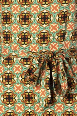 Sally Casey Maxi Jurk In Multi