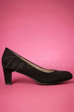 Sally Suedine-Pumps In Zwart