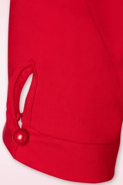 Sandy Loves Danny Top In Rood