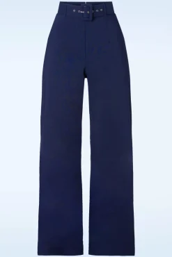Sasha Pantalon In Marineblauw