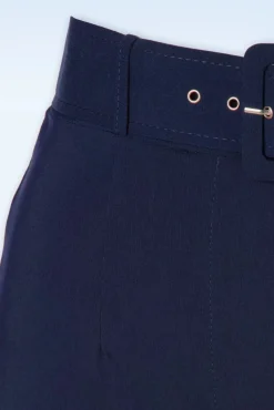 Sasha Pantalon In Marineblauw