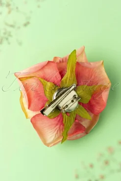 Scented Love Flower Haarclip In Koraal