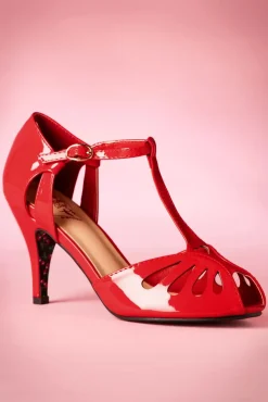 Secret Love-Sandalen In Lippenstiftrood