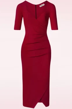 Selene Koker Jurk In Dieprood