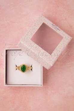 Selflove Ring In Goud En Groen