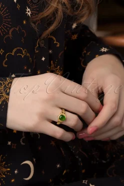 Selflove Ring In Goud En Groen