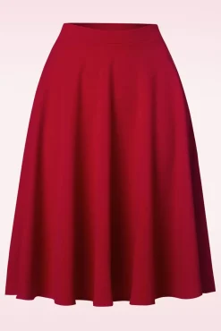 Sheila Swingrok In Lippenstiftrood