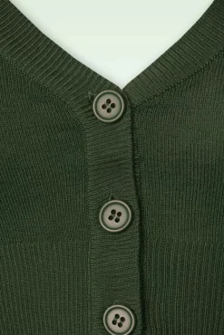 Shela Cropped Vest In Jagersgroen